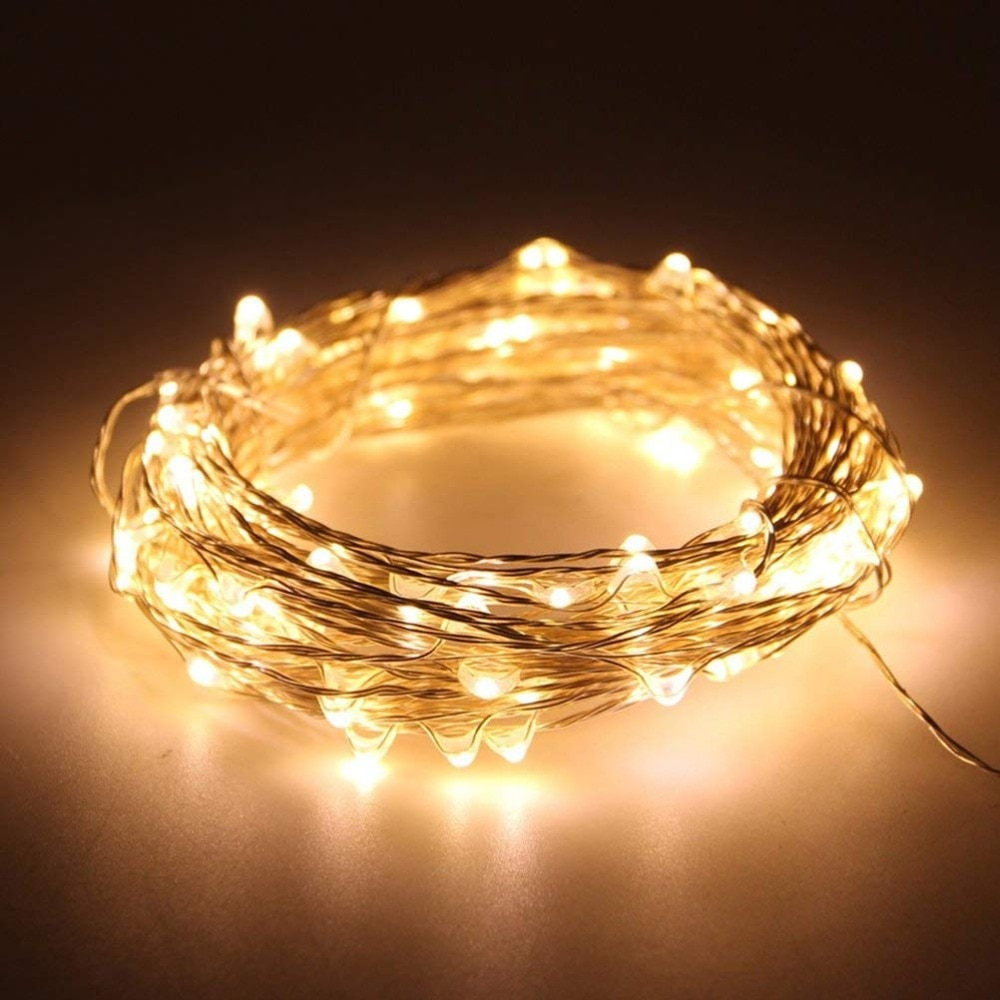 Warm White Solar Energy Outdoor Decorative Fairy Lights