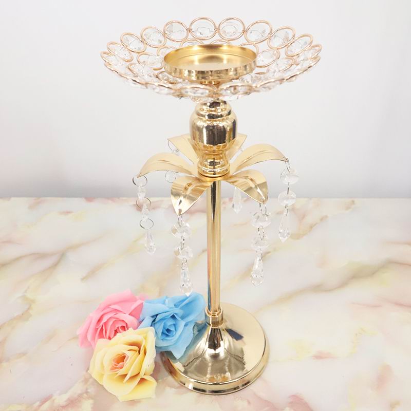 Multi-Sized Gold Table Candle Holder