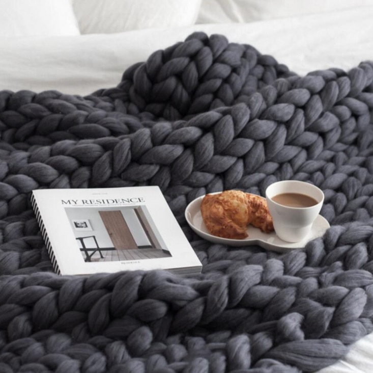 Soft Knitted Blanket