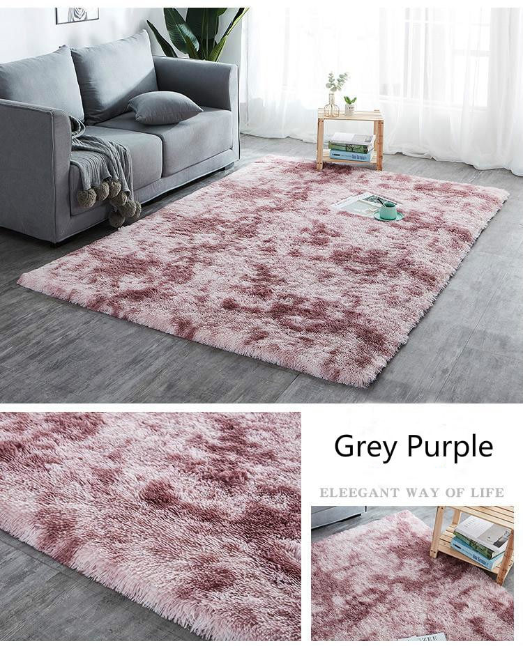 Marble Plush Floor Mat