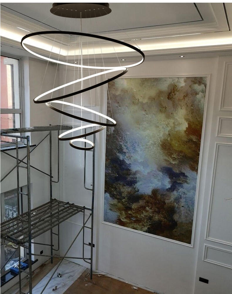 Modern LED Pendant Circle Lights