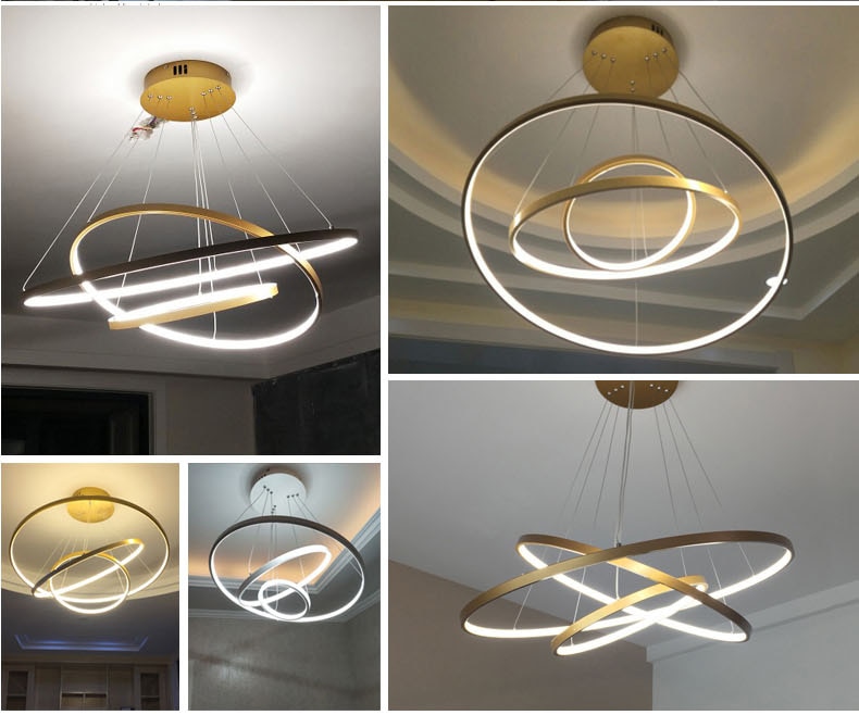 Modern LED Pendant Circle Lights