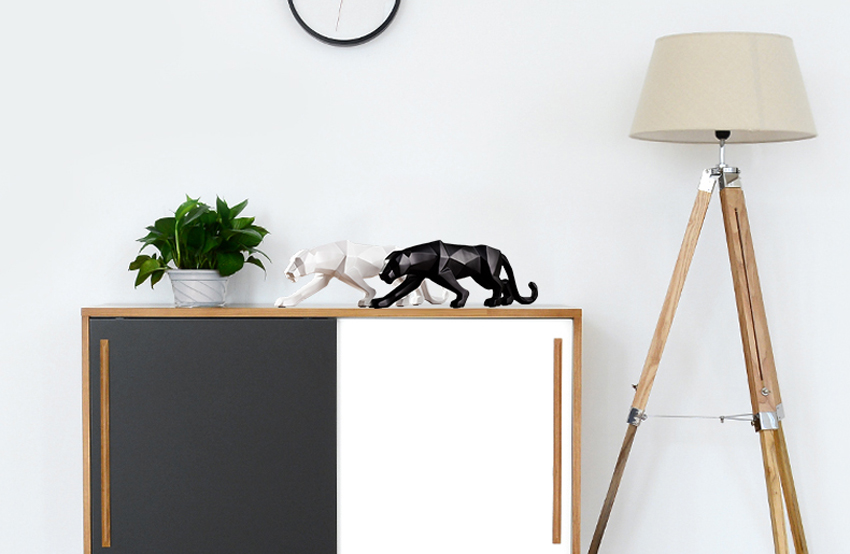 Leopard Shape Statue for Decoration